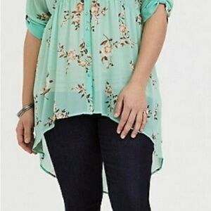 TORRID Lexie Chiffon Babydoll Tunic